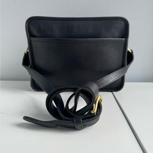 Vintage 80s NYC Coach Blazer Bag in Black or Navy